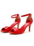 7 CM FISHMOUTH HIGH-HEELED SANDALS