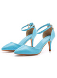 7 CM THIN-HEELED POINTED SANDALS