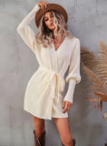 STYLISH MEDIUM AND LONG CARDIGAN KNITTED SWEATER