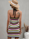 CLASSY KNITWEAR STRAP SEXY LOOSE BIKINI COVER UP