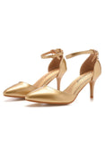 7 CM THIN-HEELED POINTED SANDALS