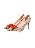 SERPENTINE POINTED THIN HEELS HIGH HEELS