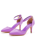 7 CM THIN-HEELED POINTED SANDALS