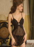 SEXY BACKLESS NIGHTDRESS PERSPECTIVE PAJAMAS