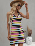 CLASSY KNITWEAR STRAP SEXY LOOSE BIKINI COVER UP