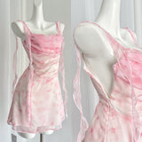 Ribbons Dreamy Soft Pink Dress