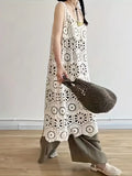 Intricate Patterns Crochet Sumemr Lace Dress
