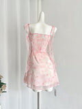 Ribbons Dreamy Soft Pink Dress