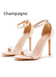FISH-BILLED WHITE HIGH HEELS SHOES