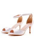 7 CM FISHMOUTH HIGH-HEELED SANDALS