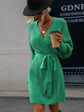STYLISH MEDIUM AND LONG CARDIGAN KNITTED SWEATER