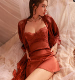 SEXY LACE-SUPPORTED PALACE-STYLE SLING NIGHTDRESS