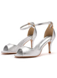7 CM FISHMOUTH HIGH-HEELED SANDALS