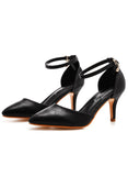 7 CM THIN-HEELED POINTED SANDALS