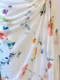 Blooming Elegance Off-Shoulder Floral Gown