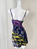 Multicolor Floral Print Bodycon Dress