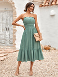 Miracle Moment Green Summer Lace Dress