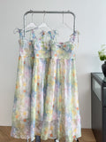 Floral Retro Inspired Maxi Dress
