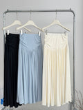 Sleeve Top Lace Flowy Maxi Skirt Set