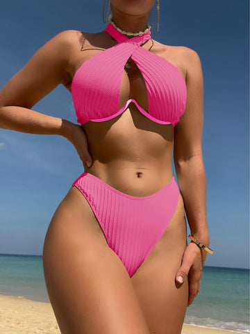 new sexy bikini fashion ladies split swimsuit