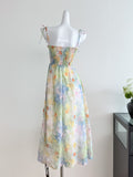 Floral Retro Inspired Maxi Dress