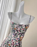 Vibrant Prints Charming Floral Skater Dress