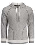 Trendy Stripe Hem Raglan Sleeve Hoodie