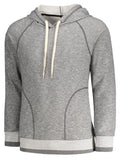 Trendy Stripe Hem Raglan Sleeve Hoodie