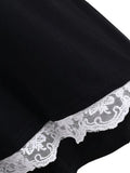 Latest Lace Panel Tunic Long Tee