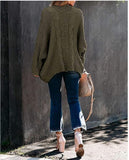 autumn and winter plus size new rope thick needle cardigan coat sweater women