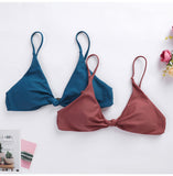 Ladder Cut Cami Ruched Bikini