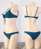Criss Cross Underwire Cami Bikini Set