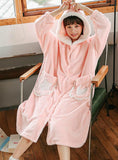 BLUE STAR WINTER WOMEN LONG SLEEVE VELVET SLEEPWEAR