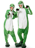 GREEN CARTOON CONJOINED NIGHTGOWN GREEN SNAKE ANIMAL