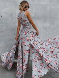 Sexy Bohemia Sleeveless Split-side Maxi Dress