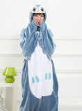 BLUE OWL COSTUME PAJAMAS SLEEPWEAR ONESIE