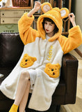 BLUE BEAR LONG SLEEVE LONG STYLE SLEEPWEAR