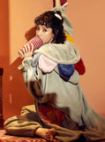 THICKENED WARM CORAL FLEECE TWO-PIECE SUIT EXTENDED ROBE