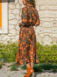 Long Sleeve Vintage Holiday Party Dress