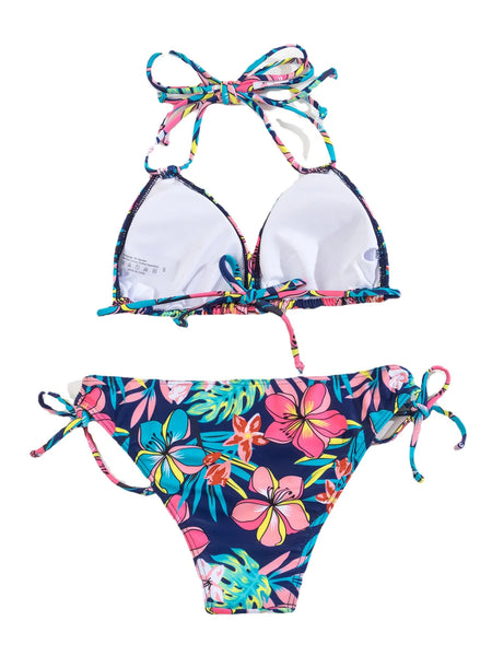 Swimwear Women's Printed Strap Bikini