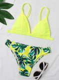 High Cut Leaf Bikini