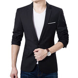 Best Cool Blazers for Men Spring Autumn Fashion Casual Business Slim Fit 