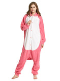 WOMEN CARTOON CONJOINED PAJAMA POWDER WHALE