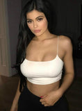 WOMEN SEXY CROP TOPS SOLID SUMMER CAMIS
