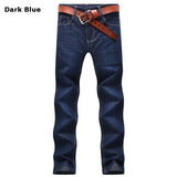 Straight Leg Slim Fit Jeans For Men Casual Stylish Business Cotton Thin