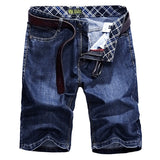 Shorts Knee Length Jeans Plus Size Summer Outdoor Loose