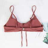 Criss Cross Underwire Cami Bikini Set