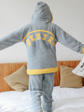 HOODED LITTLE YELLOW DUCK THICKENED FLANNEL SWEET