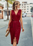 ELEGANT SLEEVELESS SEXY LONG DRESS