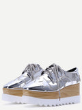 Fathion Rose Gold Star Patch Patent Leather